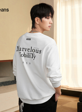 gxg.jeans男装2024年秋季新款圆领卫衣J24D313006