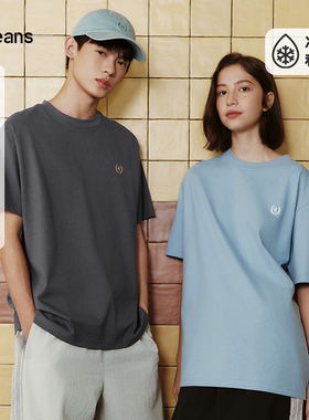 gxg.jeans男装夏季新款圆领短袖T恤J24D442075