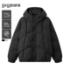 gxg.jeans男装 三防分割设计面包服保暖连帽羽绒服外套秋冬热销