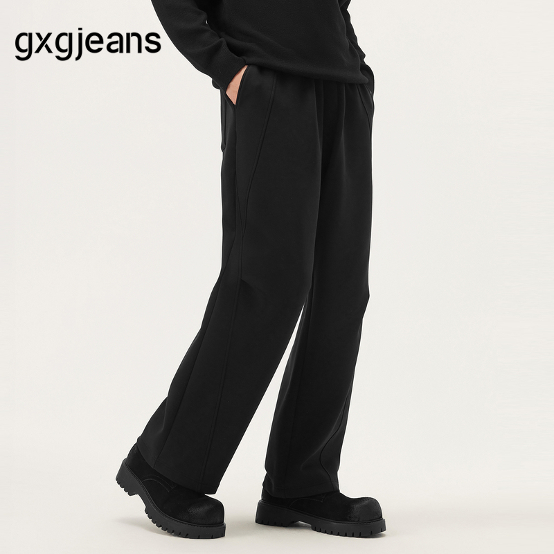 裤腿分割设计 休闲长裤