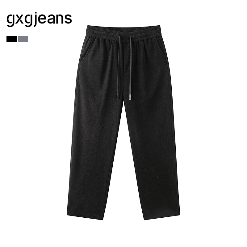 gxg.jeans男装25春秋款休闲长裤宽松通勤直筒显瘦长裤#J25D021014