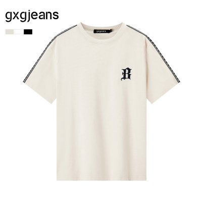 gxg.jeans男装夏季热销圆领短袖T恤JEX14400752