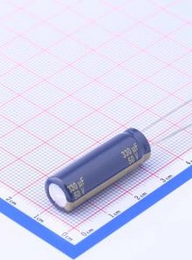 EEUFC1H331L 直插铝电解电容 330uF ±20% 50V 插件,D10xL30mm