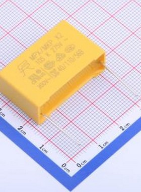 MP2105K27F1S8LC 安规电容 1uF ±10% 275V 等级:X2 插件,P=27.5m