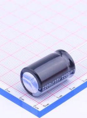 RGA222M1VBK-1625 直插铝电解电容 2200uF ±20% 35V 插件,D16xL2
