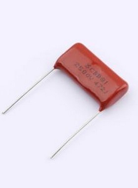 CBB81-2500V/472KP22.5 聚丙烯膜电容(CBB) 4.7nF ±10% 2500V 插