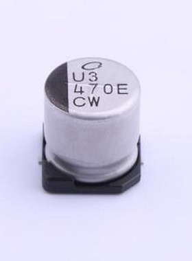 UCW1E471MNL1GS 贴片型铝电解电容 470uF ±20% 25V SMD,D10xL10m