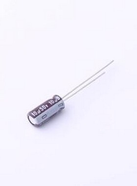 UPJ1H100MDD 直插铝电解电容 10uF ±20% 插件,D5xL11mm