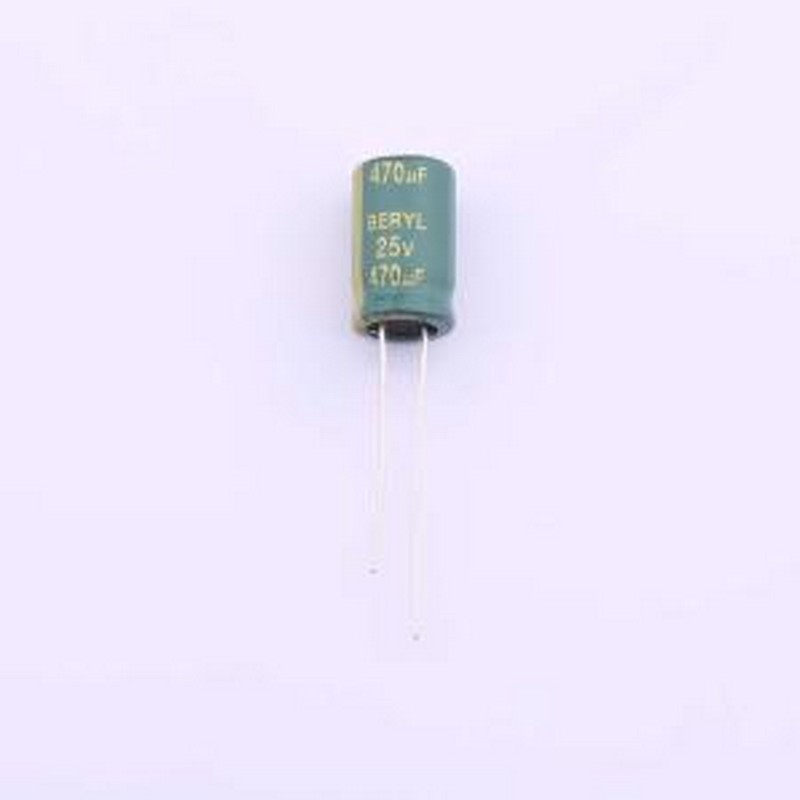 RC025M471LO8*12TH-2A1ET 直插铝电解电容 470uF ±20% 25V 插件,