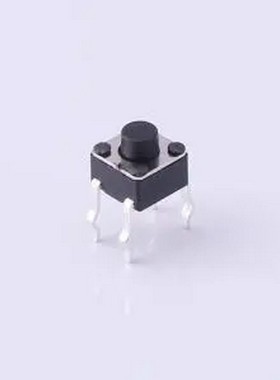 UK-B0201-G4.3-250 4.5*4.5*4.3mm 直插 轻触开关 插件-4P,4.5x4.