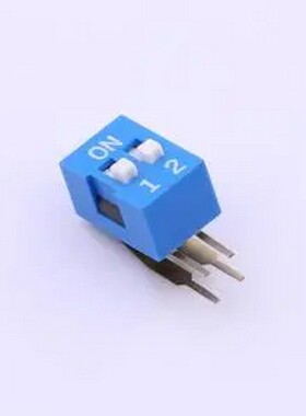 SMWA-02B-TP 间距2.54mm 2位拨码开关 插件,P=2.54mm 拨码开关