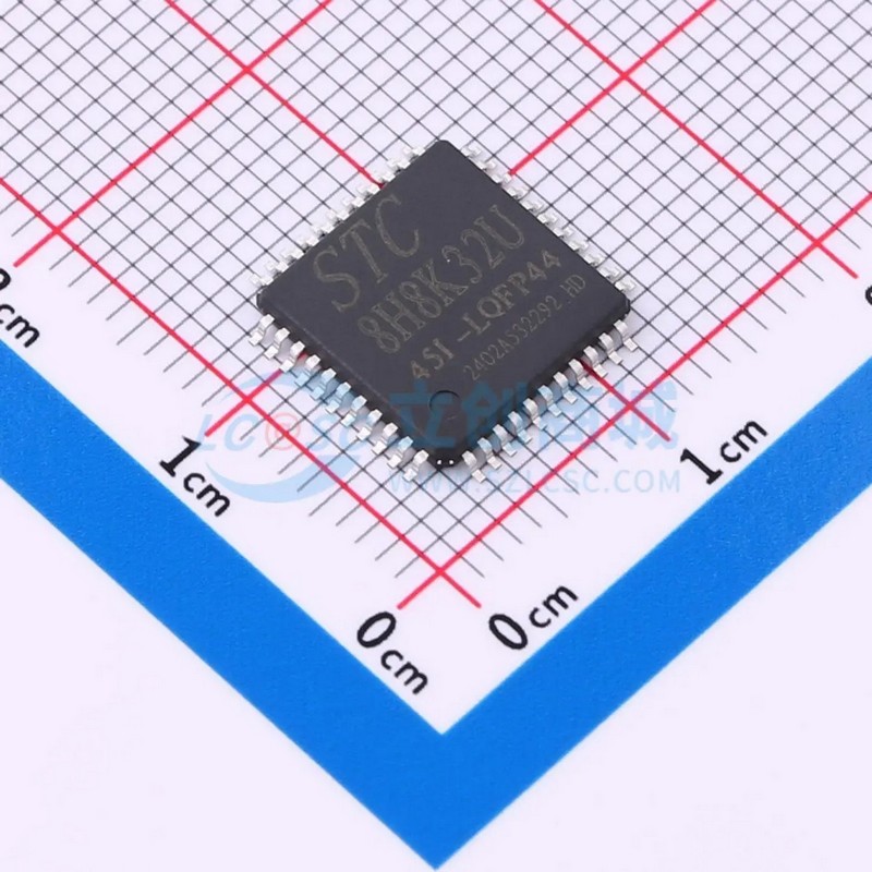 STC8H8K32U-45I-LQFP44 单片机(MCU/MPU/SOC) LQFP-44(10x10)