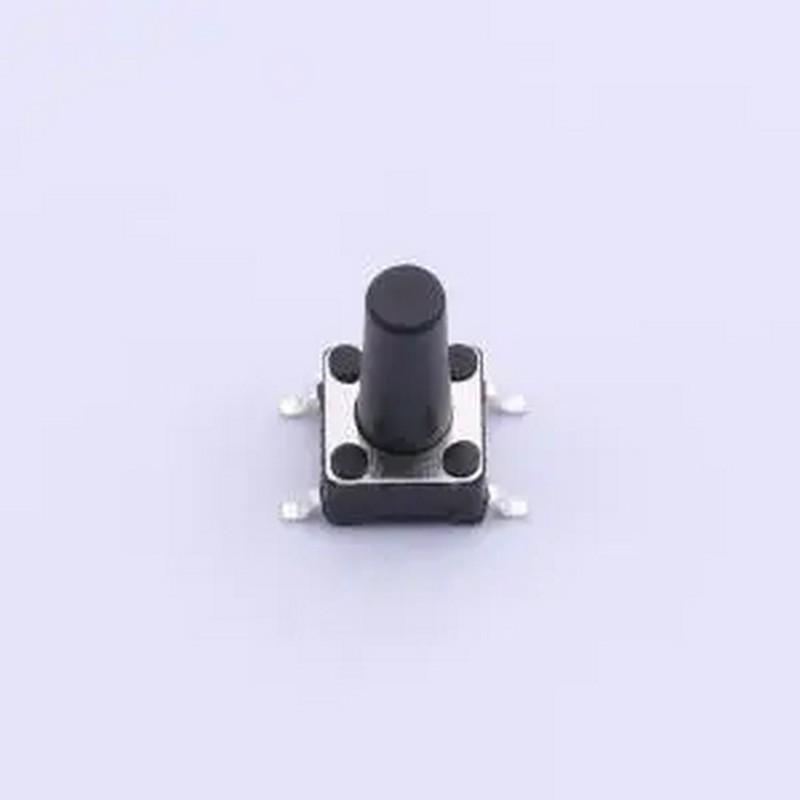 TS-1102SD-B-Q-B 6*6*12mm 立贴 轻触开关 SMD-4P,6x6mm 轻触开关