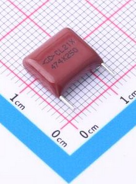 C222E474K40Y330 薄膜电容 470nF ±10% 250V 插件,P=10mm