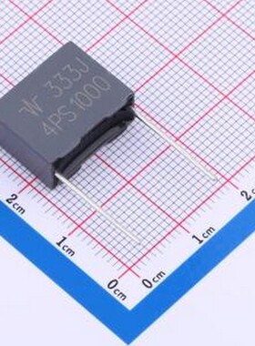 4PS333J3A6AA615MA1 聚丙烯膜电容(CBB) 33nF ±5% 1kV 插件,P=15