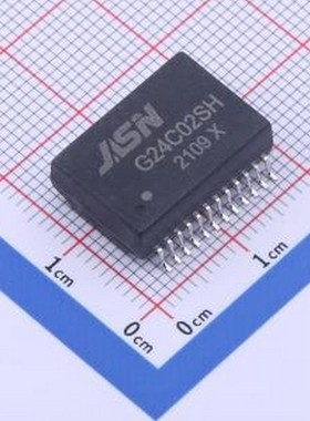 G24C02SH 网口变压器 G24C02SH SMD-24P,17.6x12.2mm