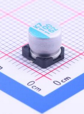 OVZ101M1CTR-0606 固态电容 100uF ±20% 16V SMD,D6.3xL5.9mm