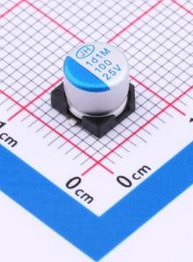 PCV1EVM101MF60FVTSWP 固态电容 100uF ±20% 25V SMD,D6.3xL5.7m