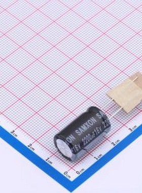 EGY228M1CI20TCTRP-R 直插铝电解电容 2200uF ±20% 16V 插件,D12