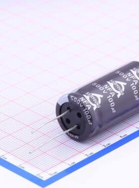 NFA 500V100 20*40 直插铝电解电容 100uF ±20% 500V 插件,D20xL