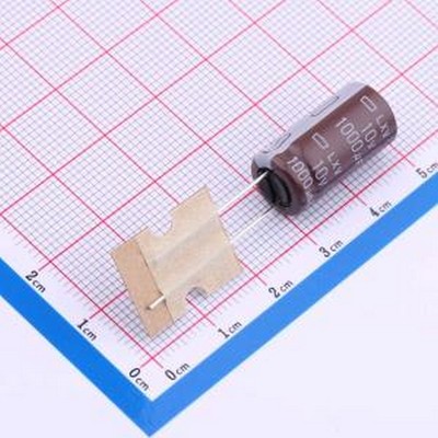 ELXV100ETD102MJ20S 直插铝电解电容 1000uF ±20% 10V 插件,D10x