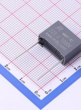 C82223J3AD3R8LC 聚丙烯膜电容(CBB) 22nF ±5% 1kV 插件,P=15mm
