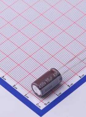 EGS2WM100G16OT 直插铝电解电容 10uF ±20% 450V 插件,D10xL16mm