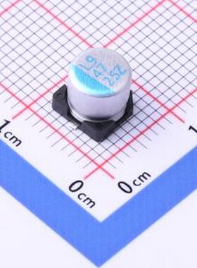 OVZ470M1ETR-0606 固态电容 47uF ±20% 25V SMD,D6.3xL5.9mm