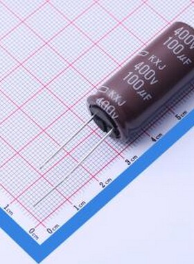 EKXJ401ELL101MLP1S 直插铝电解电容 100uF ±20% 400V 插件,D16x
