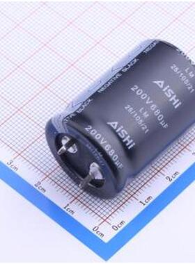 ELM2DM681P35KT 牛角型电解电容 680uF ±20% 200V 插件,D25xL35m
