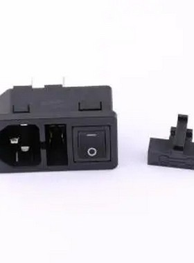 RT-C14B-D3+SS21-5BB-S1 2件套 三合一插座:翘板开关+AC插座+保险