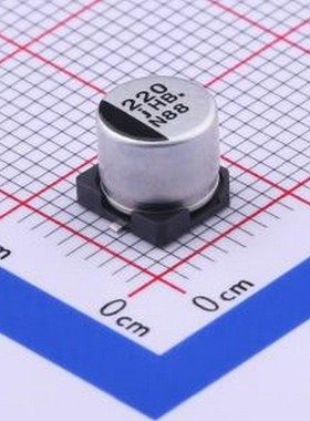 EEEHBJ221UAP 贴片型铝电解电容 220uF ±20% 6.3V SMD,D6.3xL5.8