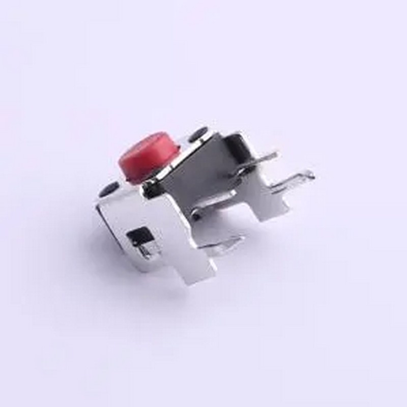 DTSA-62R-V 6.2*6.2*3.85mm 卧插 轻触开关 弯插,6.2x6.2mm 轻触