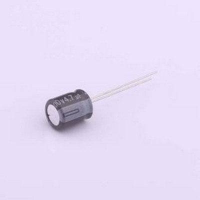 ERK2GM4R7F09OT 直插铝电解电容 4.7uF ±20% 400V 插件,D8xL9mm