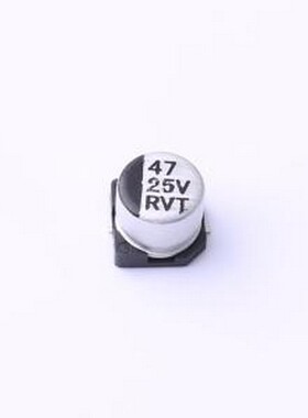 RVT47UF25V67RV0013 贴片型铝电解电容 47uF ±20% 25V SMD,D6.3x