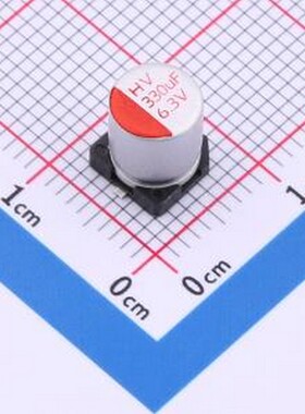HV0J337M0607PZ 固态电容 330uF ±20% 6.3V SMD,D6.3xL7.7mm