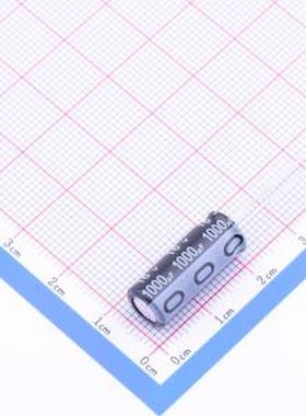 ECR1CLY102MLL080020 直插铝电解电容 1000uF ±20% 16V 插件,D8x