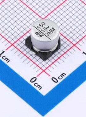 V3MC0581C151MVTM 贴片型铝电解电容 150uF ±20% 16V SMD,D6.3xL