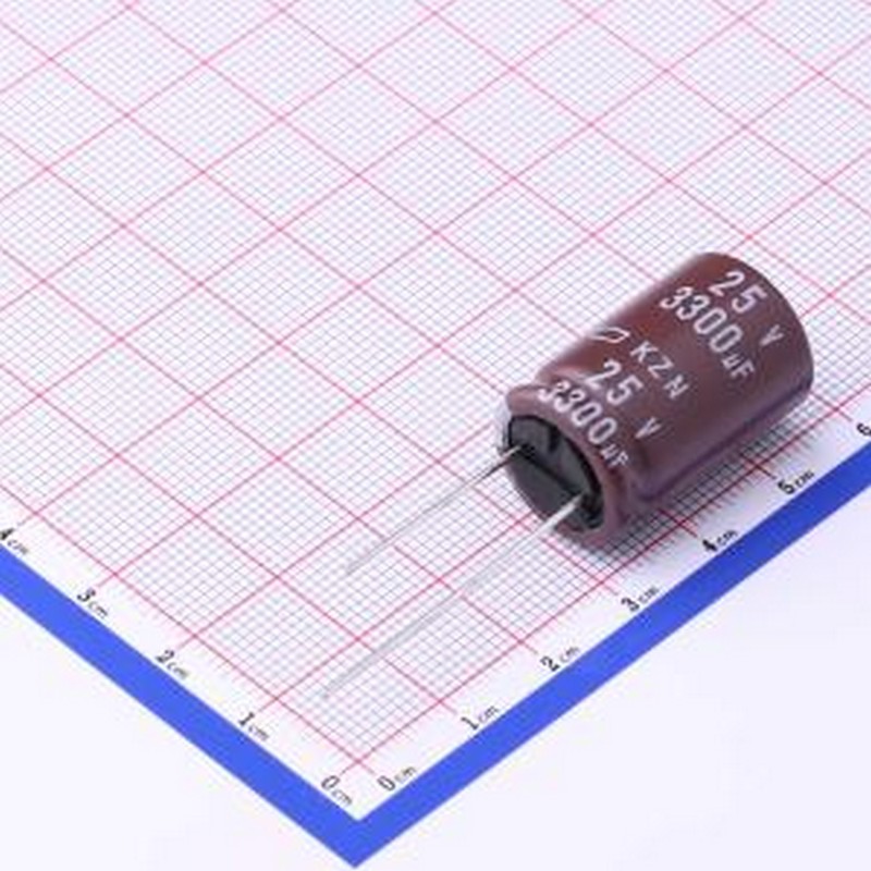 EKZN250ELL332ML25S 直插铝电解电容 3300uF ±20% 25V 插件,D16x