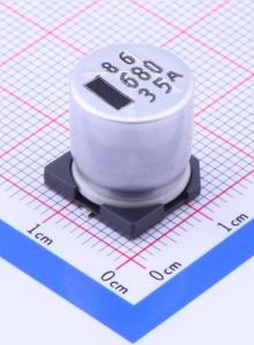 35CE680AX+D 贴片型铝电解电容 680uF ±20% 35V SMD,D12.5xL13.5