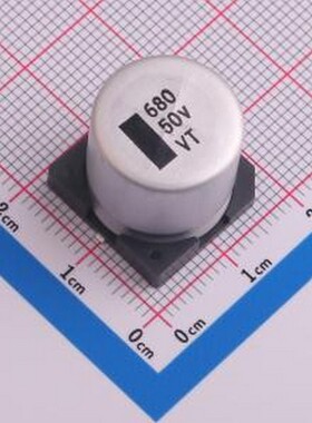 VT1H681M1616 贴片型铝电解电容 680uF ±20% 50V SMD,D16xL16.5m