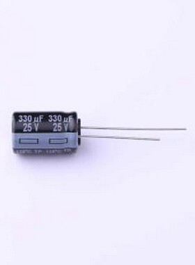 EEUTP1E331 直插铝电解电容 330uF ±20% 25V 插件,D10xL16mm