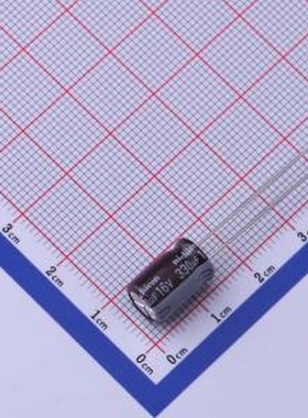 UPW1C331MPD 直插铝电解电容 330uF ±20% 插件,D8xL11.5mm