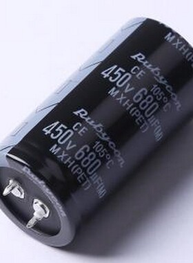 450MXH680MEFASN30X56 牛角型电解电容 680uF ±20% 450V 插件,D3
