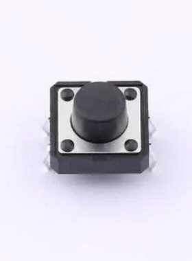 TS127CJ 250gf 009 12*12*7mm 立插 轻触开关 插件-4P,12x12mm 轻