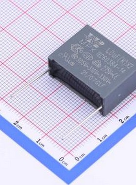 XX2105KA29AA915MA1 安规电容 等级:X2 1uF ±10% 275V 插件,P=22