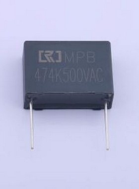 PB4124C 聚丙烯膜电容(CBB) 470nF ±10% 500V 插件,P=22.5mm