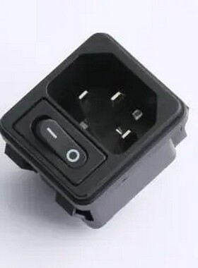 RT-C14-M1+SS21-6BB 翘板开关+AC插座带孔二合一 插件,41x30mm 船