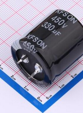 KN331M45030*30A 牛角型电解电容 330uF ±20% 450V 插件,D30xL30