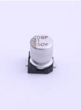 BDA50V1M4*5 4.0TP 贴片型铝电解电容 1uF ±20% 50V SMD,D4xL5mm